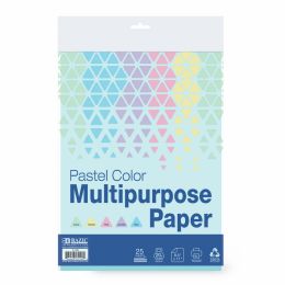 144 Bulk 25 Ct. Pastel Color Multipurpose Paper