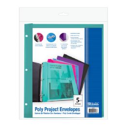 12 Bulk Poly Project Envelopes (5/pack)