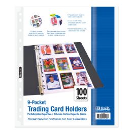 10 Bulk Top Loading 9-Pockets Trading Card Holders (100/pack)