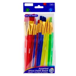 12 Bulk 12-pieces Assorted Artist Paint Brush