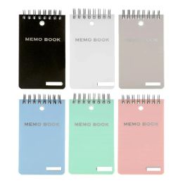 24 Bulk 100-Count 3" X 5" Top Bound Poly Spiral Memo Books
