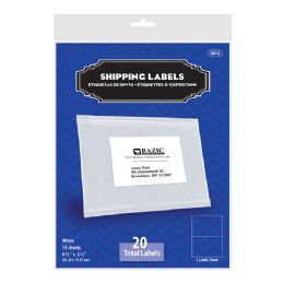 144 Bulk 8.5" X 5.5" Shipping Labels (20/pack)