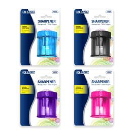 144 Bulk Single Blade Sharpener W/ Round Receptacle