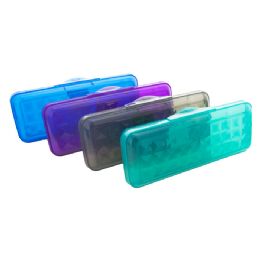 24 Bulk Lucent Pencil Box