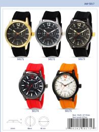 12 Bulk Men's Watch - 50172 assorted colors