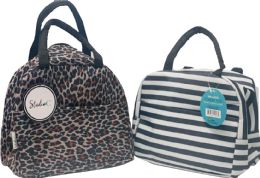 24 Bulk Cooler Tote - 7.87 X 5.5 X 9 Inches - Zipper Closure - Front Pocket