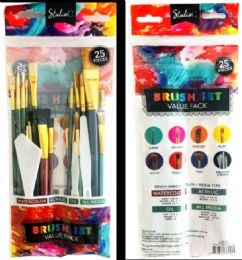 48 Bulk Brush Set Value Pack - 25 Pieces
