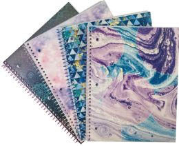 24 Bulk 1 Subject Notebook 100 Sheets 11 X 8.5 Inches Gloss / Varnish Wide Ruled