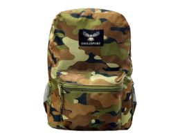 24 Bulk Backpack - 16 X 12 X 7 Inches - Jumbo #10 Zippers - Padded Back And Straps - Electronics Port - Side Mesh Pocket - Inside Mesh Pocket