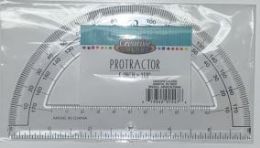 96 Bulk 180 Degree 6 Inch Clear Protractor