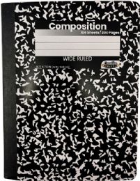 48 Bulk Composition Book 100 Sheets Flex Cover Wide Ruled
