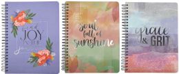 24 Bulk Journal - 8 X 6 Inches - 100 Sheets - Silver Foil And Twin Wire