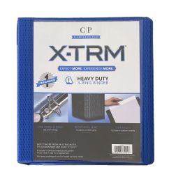6 Bulk Xtrm Binder - 1 Inch - Heavy Duty Board And Covers With Reinforced Edges - Ez Touch D-Rings