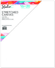 24 Bulk Stretched Canvas - 16 X 20 Inches - Acid Free & Primed
