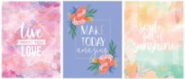 6 Bulk 1 Inch Binder - Silver Foil