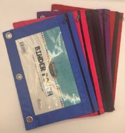 96 Bulk Pencil Pouch With Grommets - 9 X 7 Inches - View Window