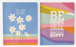 24 Bulk 1 Subject Notebook - 80 Sheets - Twin Wire - Wide Ruled