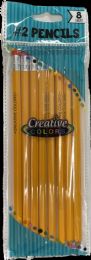 48 Bulk #2 Pencils 8pc pack Pre Sharpened