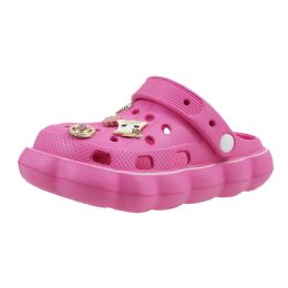 18 Bulk Toddler Girl's Pin Scallop Clog Blue
