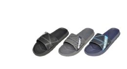 36 Bulk Men's Assorted Color Slip On Sandals