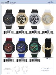 12 Bulk Men's Watch - 53993 assorted colors