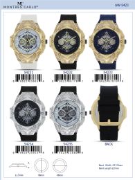 12 Bulk Men's Watch - 54235 assorted colors