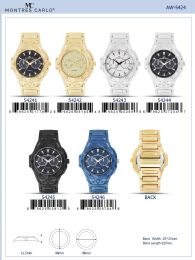 12 Bulk Men's Watch - 54245 assorted colors