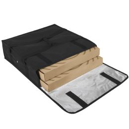 24 Bulk Trailmaker Insulated Pizza Carrier With Handle Black
