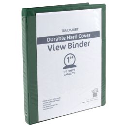50 Bulk 1 Inch Hard Cover Binders Green
