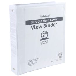 50 Bulk 2 Inch Hard Cover Binders White