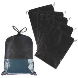 100 Bulk Cinch Travel Bag With Clear Window
