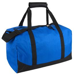 24 Bulk 17 Inch Duffel Bag Blue