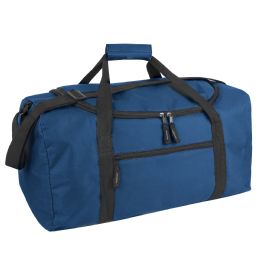 24 Bulk 20 Inch Duffle Bag Blue