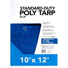 20 Bulk Blue Poly Tarps - 10' X 12'