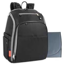 12 Bulk FisheR-Price Fastfinder MultI-Pocket Diaper Bag Backpack With Matching Changing Pad, Baby Wipes Dispenser Pocket, Insulated Bottle Pocket