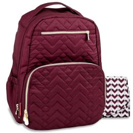 12 Bulk FisheR-Price Signature Morgan Backpack Diaper Bag - Burgundy
