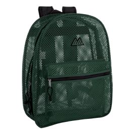 24 Bulk Bulk Premium 17 Inch Mesh Backpack Green