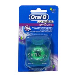 24 Bulk Oral-B Satin Tape Dental Floss Mint - 25 m.