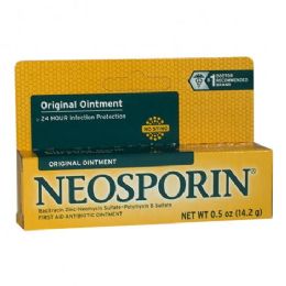 24 Bulk Travel Size Neosporin Antibiotic Ointment Tube - 0.5 Oz.