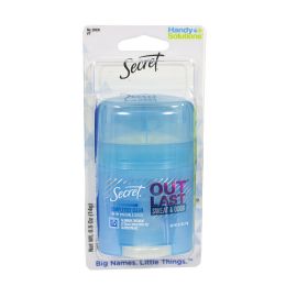 24 Bulk Travel Size Secret Deodorant 0.5 Oz - Carded