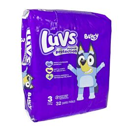 8 Bulk Luvs Platinum Diapers Size 3 - 32 ct.
