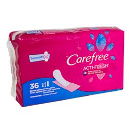 16 Bulk Carefree Acti-Fresh Pantiliners extra Long - Pack