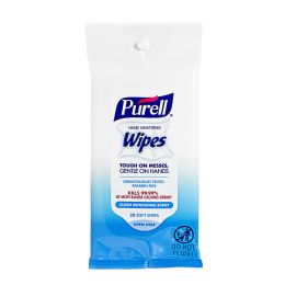 24 Bulk Purell Hand Sanitizing Wipes - Pack Of 20