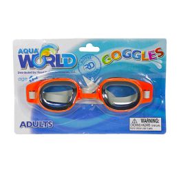 24 Bulk Aqua World Adult's Swim Goggles