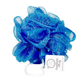 48 Bulk Freestyle Netted Bath Puff - Assorted Colors