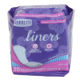 24 Bulk Panty Liners 30ct Very Light Coralite