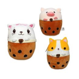48 Bulk 8" Plush Animal Mixed