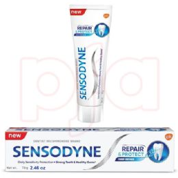 72 Bulk Sensodyne Toothpaste 70g 2.46oz Repair & Protect