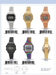 12 Bulk Digital Watch - 86543 assorted colors