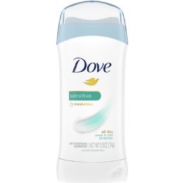 12 Bulk Dove Deodorant Stick 2.6 Oz Is Sensitv Skin
